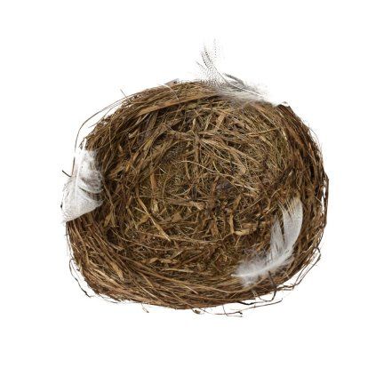 HNIEZDO S PIERKAMI 8CM