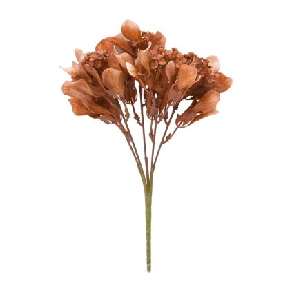 ZELEŇ DROB. LÍSTKY TMAVO-HNEDÁ 28CM