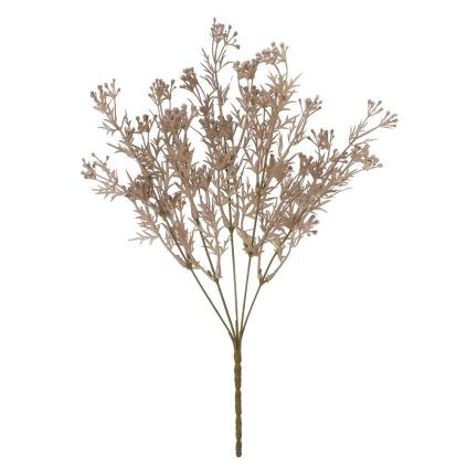 ZELEŇ DROBNÉ BOBULKY BLEDO-HNEDÁ 35CM