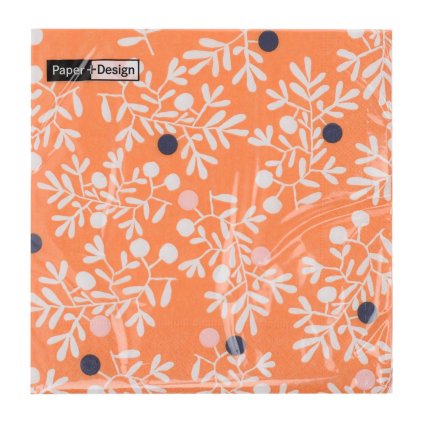 199393 SERVÍTKY jeseň bobule 33x33CM/199393