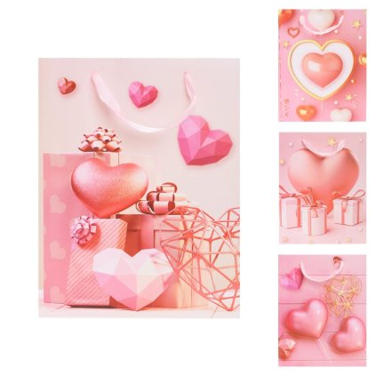 DARČEKOVÁ TAŠKA S 18*23*8 SRDIEČKA