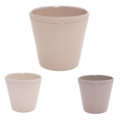 OBAL KREMOVÝ MIX 3 FARBY 13,5VX12,5CM