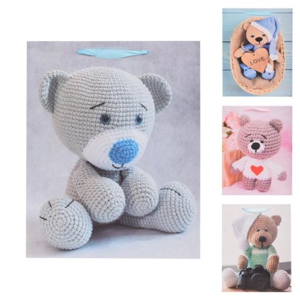 DARČEKOVÁ TAŠKA M 25.5*33*10 MEDVEDE