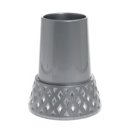 X066 VÁZA AŽUR STRIEBORNÁ 25CM