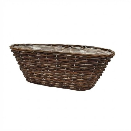 OBAL PRÚTIE OVÁL HNEDÝ 49*20*18CM