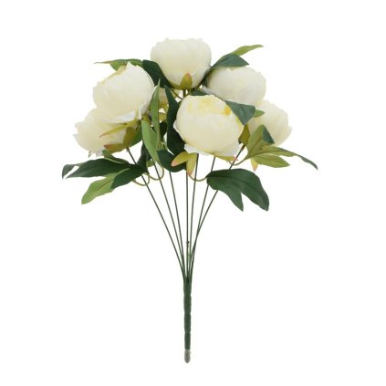 KYTICA PIVONKA BIELA 43CM