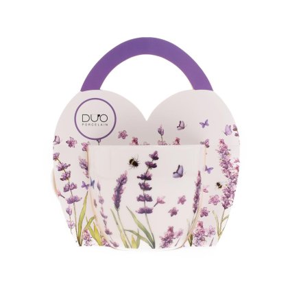 ŠÁLKA 460ml v košíku levanduľa