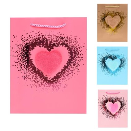 DARČEKOVÁ TAŠKA S 23*18*10CM SRDCE