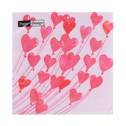 195260 SERVÍTKY LOVE 33x33cm