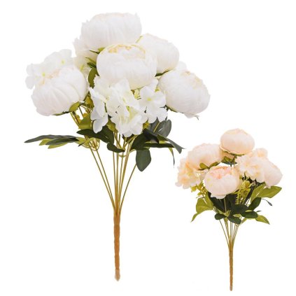 KYTICA PIVONKA, HYDRANGEA MIX/2F 40CM