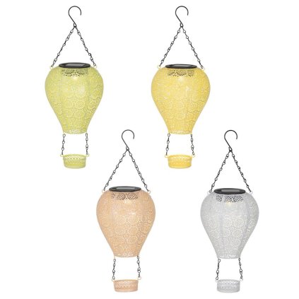 Solár záves balón kovový ass4 V36/pr.13cm