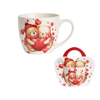 ŠÁLKA 460ml medvede so srdcom