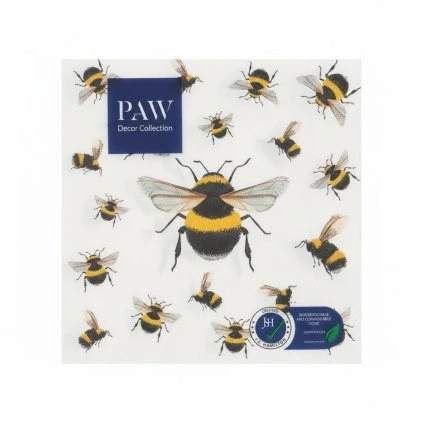 SDL332700 SERVÍTKY 33x33 cm/20ks/3vrst. DANCING BEES