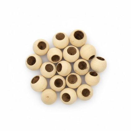 156 Bel cup mini 3-5cm bielený 24ks