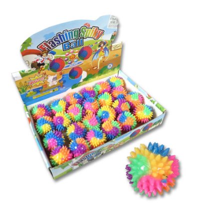 Loptička masážna so svetlom