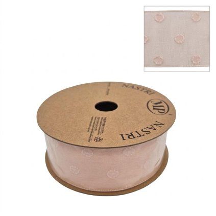Stuha 4cm/10m marhuľa 5417 27
