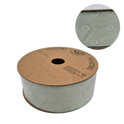 Stuha 4cm/10m mint 5417 71