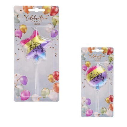 SVIEČKA multi narod. 6,5cm ass2