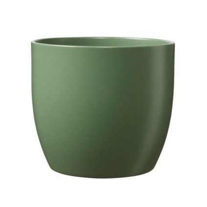 OBAL BASEL MATTE MOSS GREEN 10XV8CM