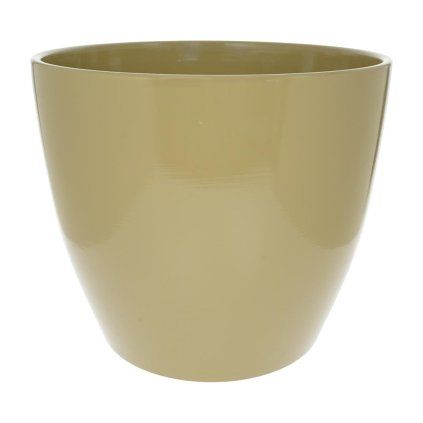 OBAL KERAM. 25x25x22CM OLIVOVÝ