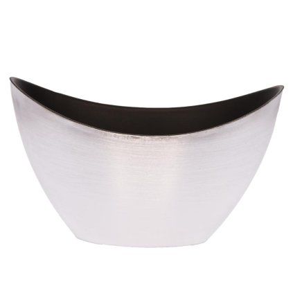 LOĎKA PLAST 20x9x11,5CM STRIEBORNÁ