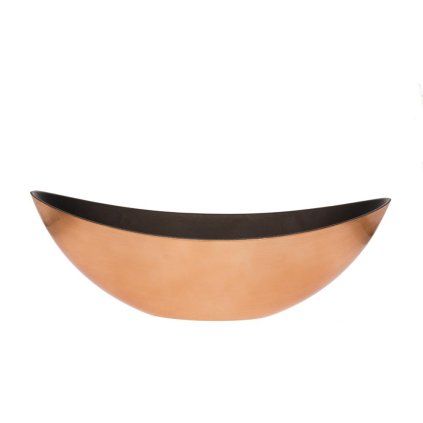 LOĎKA PLAST 39x12x13CM MEDENÁ