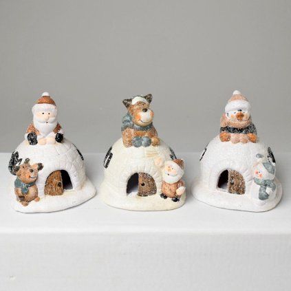 LED IGLU 12CM MIX 4DRUHY