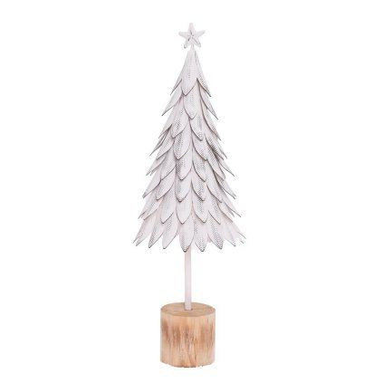 STROMČEK BIELY PLECH 41*13,5*6,5CM