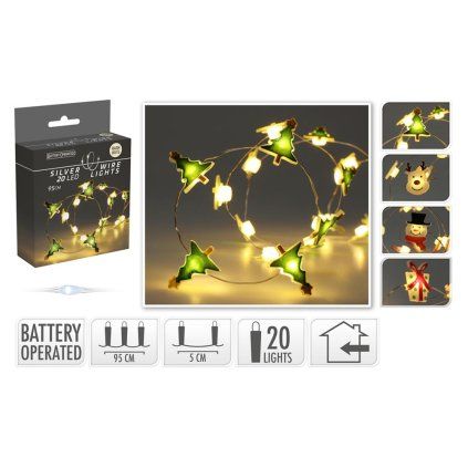 SILVER WIRE PP DECO 20LED WW