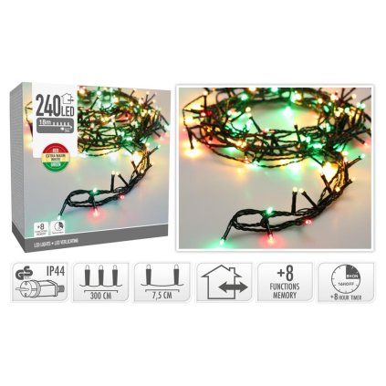 LED LIGHTS 240LED 3CLR