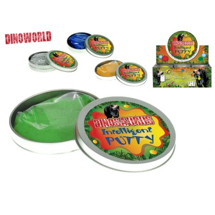 Šikovná hmota dinosaurus v plechovke 4farby, H1620695