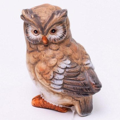 SOVA HNEDÁ  8*6.1*9.9CM