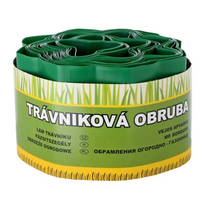 TRÁVNIKOVÁ OBRUBA ZELENÁ 10cmx9m
