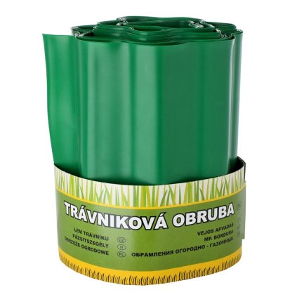 TRÁVNIKOVÁ OBRUBA ZELENÁ 20cmx9m