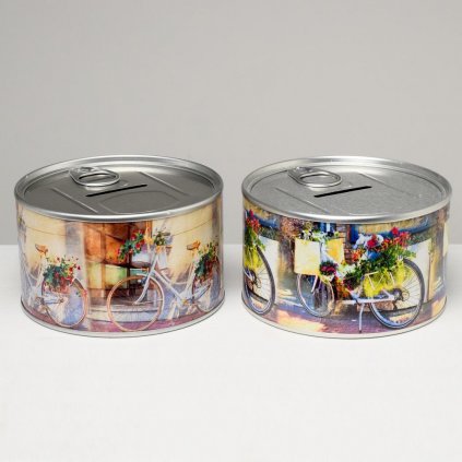 POKLADNIČKA PLECH MIX 2 10,2x10,2x6CM