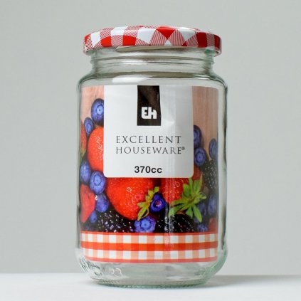 pevná cena POHÁR zavar. 370ML KOVOVÉ viečko