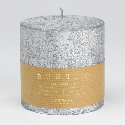 RUSTIC METALIC VAL.9x9 STRIEBORNÝ