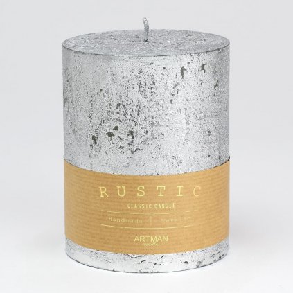 RUSTIC METALIC VAL.9x11,5 STRIEBORNÝ