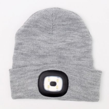 AKCIA!!!Čiapka Albacore sivá L,4xSMD LED