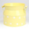 OBAL KONVA  ŽLTÝ VEĽKÉ BODKY V:18x19,5CM SUPER CENA!