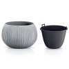 DKB240 OBAL+VKLAD BETON BOWL SV.SIVÝ 23,8XV16,1CM