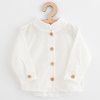 Dojčenská mušelínová košeľa New Baby Soft dress béžová 56 (0-3m)