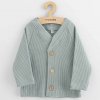 Dojčenský kabátik na gombíky New Baby Luxury clothing Oliver sivý 92 (18-24m)