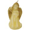 AKCIA! ANJEL S LAMPÁŠOM ECRU-ZLATÝ 12CM