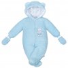 Zimná kombinézka New Baby Nice Bear modrá 68 (4-6m)
