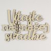 VÝREZ VITAJTE SVADBA DREVO S/3 20x13,5x0,5CM