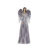 ANJEL SIVO-BIELY POLY 7,5*5,5*21,5CM