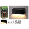 Solárne svetlo nástenné/plotové S/2