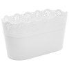 DLAC285 OBAL OVÁL LACE BIELY 28,5x13,5xh15,5CM