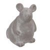 MYŠ SEDIACA CEMENT 8x7x11CM SIVÁ